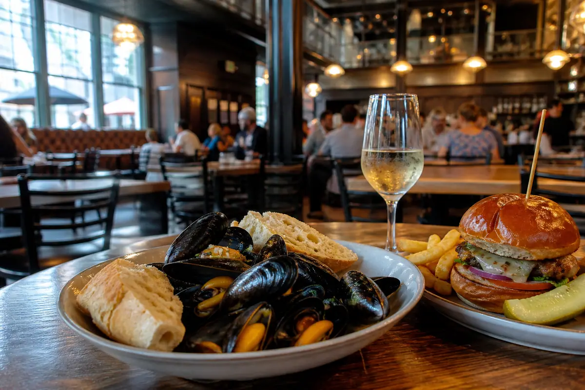Photoreal view of Mussel and Burger Bar in Louisville