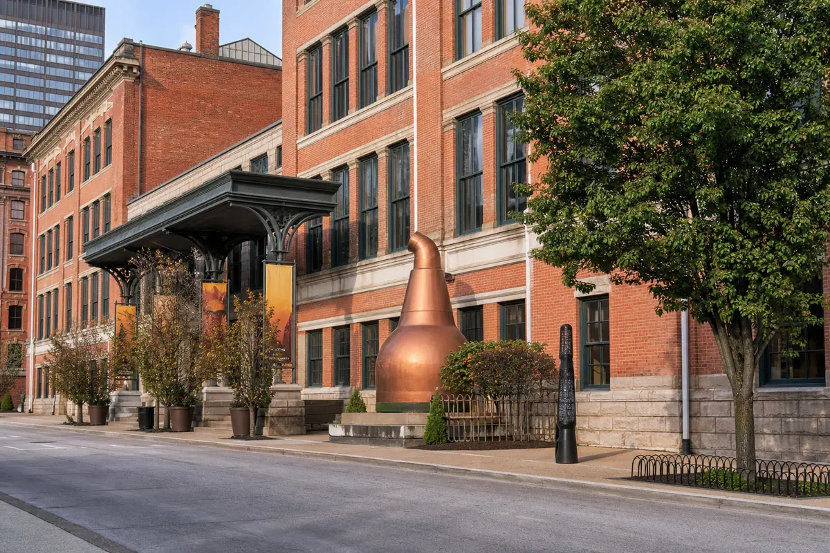 Photoreal view of Frazier History Museum and Bourbon Trail Welcome Center in Louisville