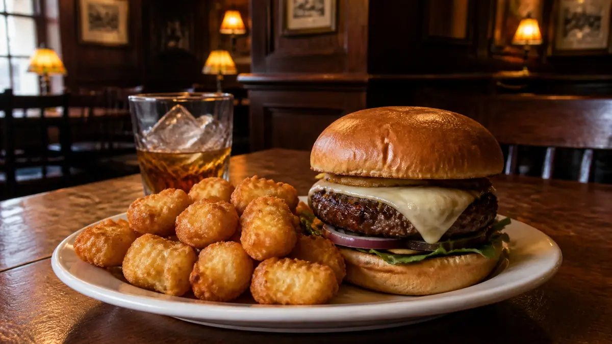 Photoreal travel-editorial view of The Old Fashioned in Madison, Wisconsin