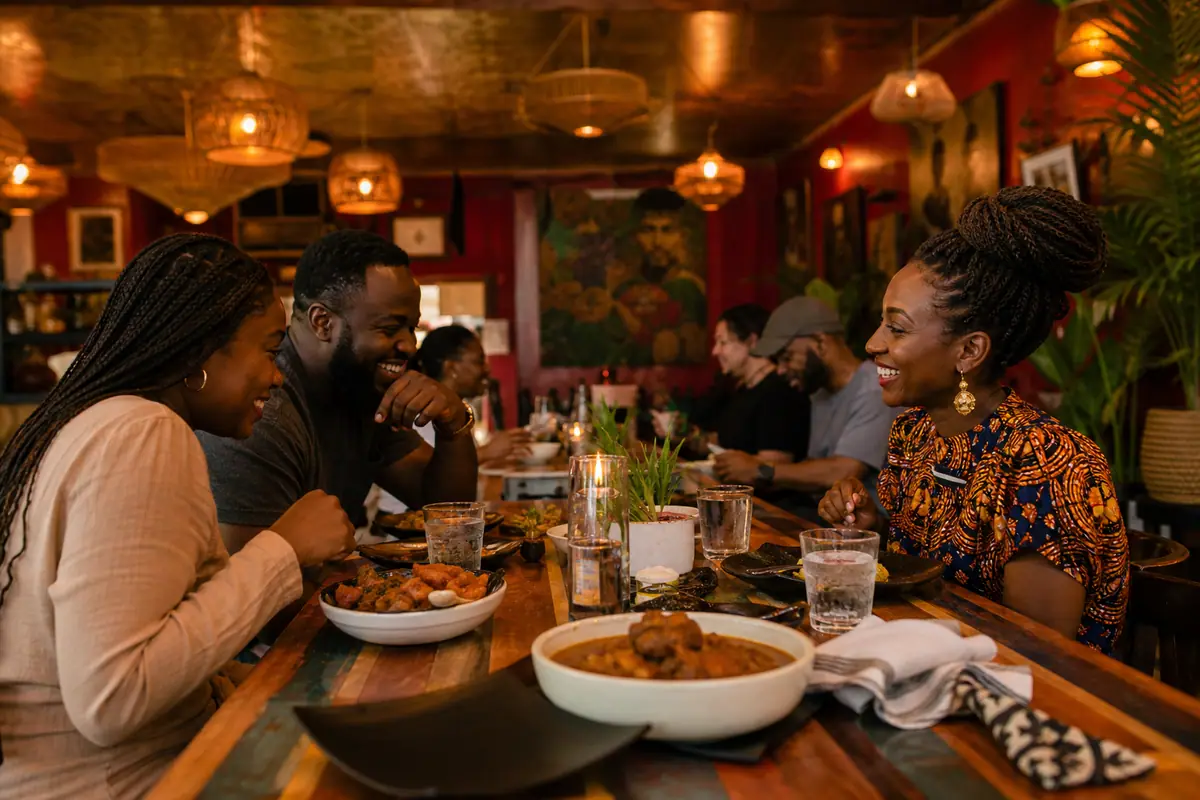 Photoreal view of Bala's Bistro in Memphis