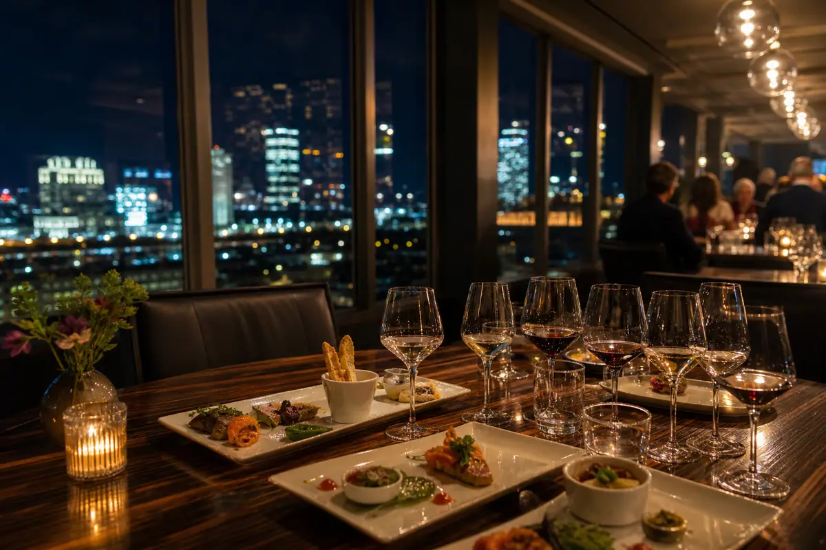 Photoreal view of Flight Restaurant and Wine Bar in Memphis