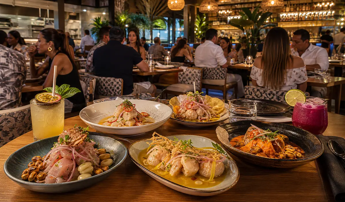 Photoreal dining or food scene representing Cvi.che 105 in Miami