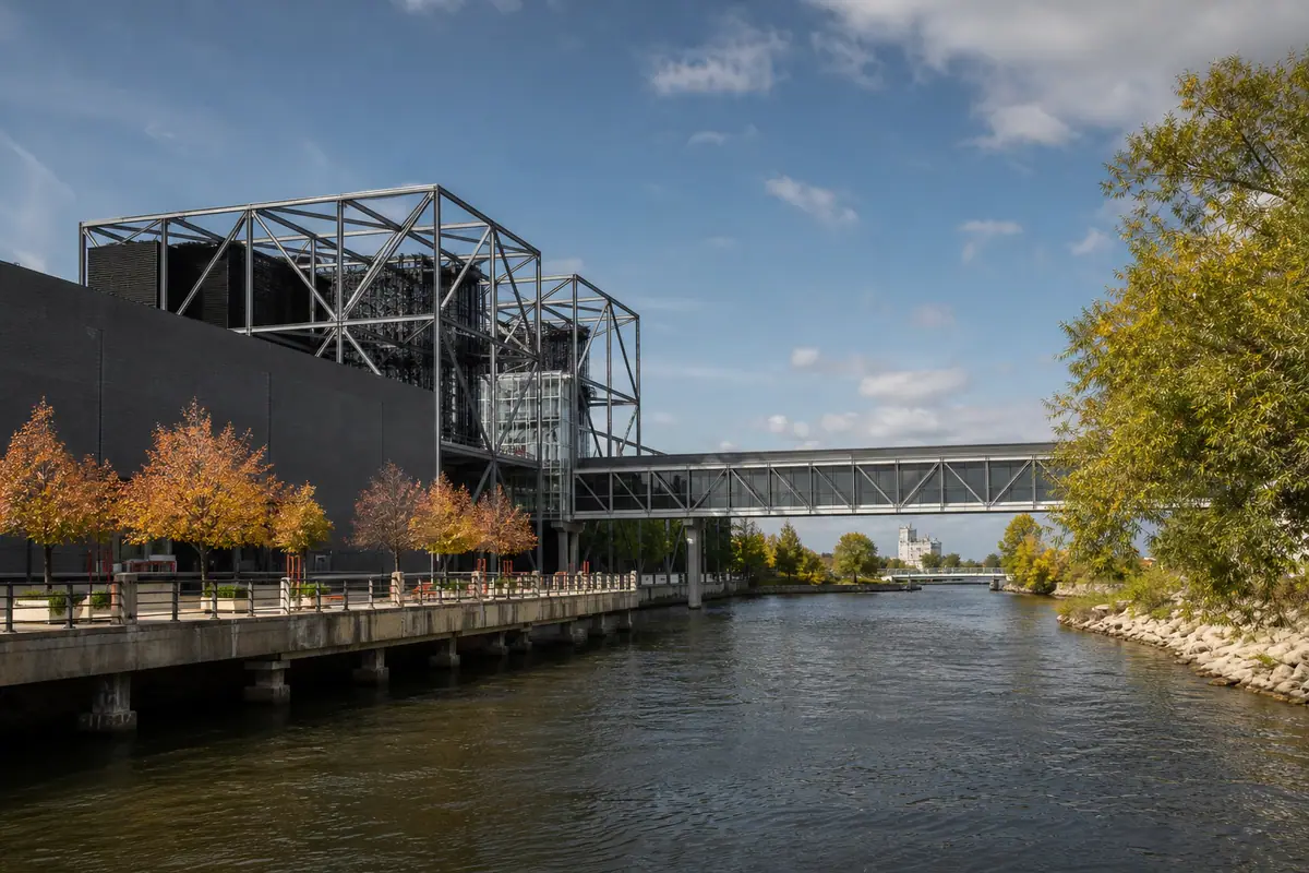 Photoreal view of Harley-Davidson Museum in Milwaukee