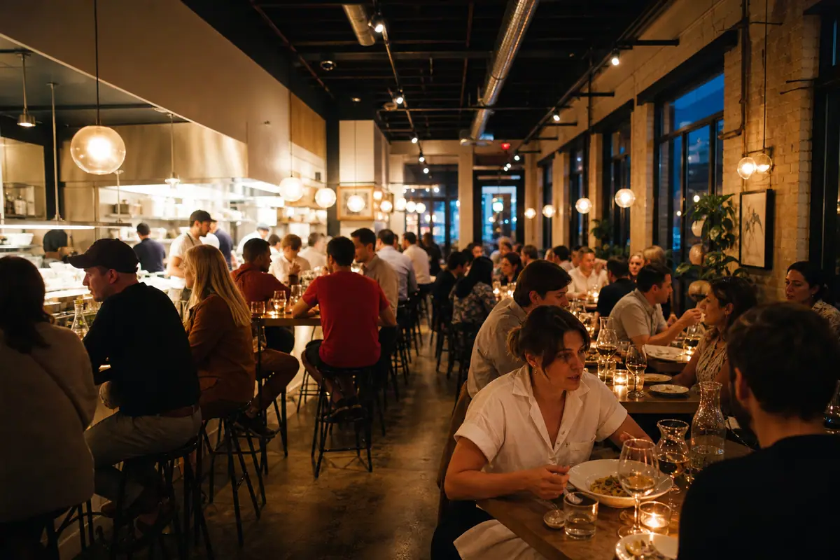 Photoreal view of Bar La Grassa in Minneapolis
