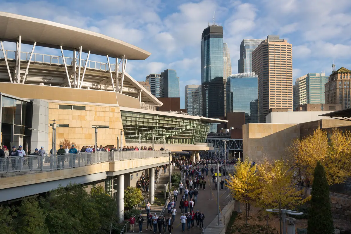 Photoreal view of Target Field Tour or Twins Game in Minneapolis