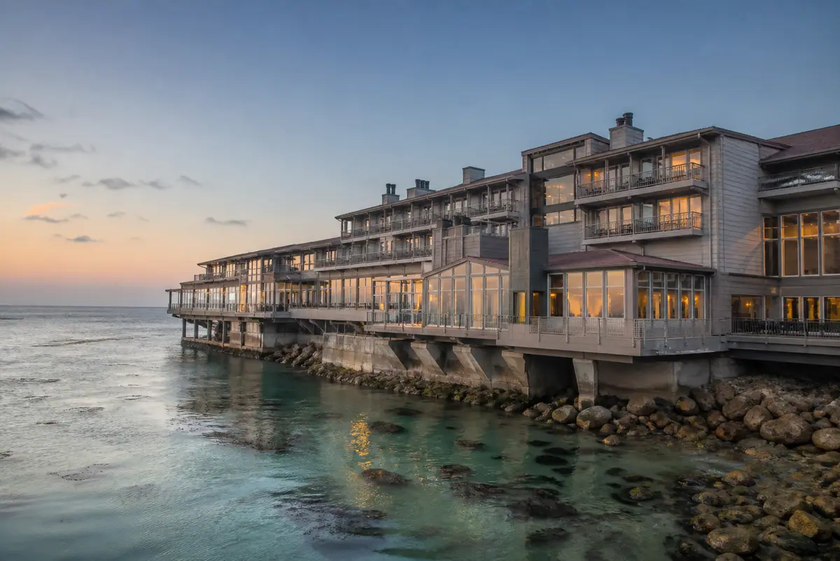 Photoreal exterior of InterContinental The Clement Monterey in Monterey