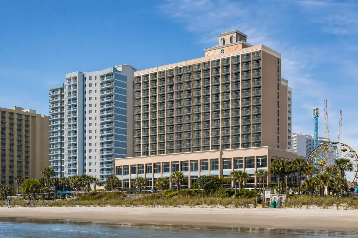Photoreal exterior of Holiday Inn At the Pavilion in Myrtle Beach