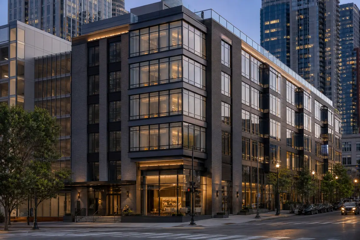 Photoreal exterior of Cambria Hotel Nashville Downtown