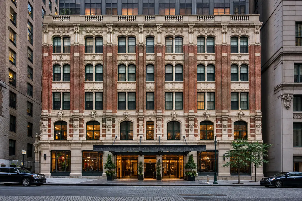 Photoreal The Beekman, A Thompson Hotel interior in New York City