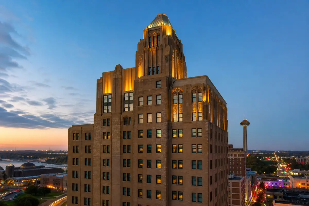 Photoreal view of The Giacomo, Ascend Hotel Collection in Niagara Falls, New York