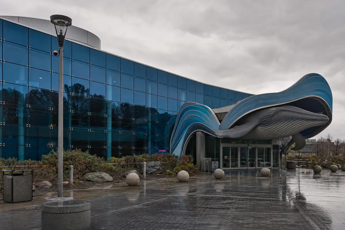 Photoreal view of Aquarium of Niagara in Niagara Falls, New York