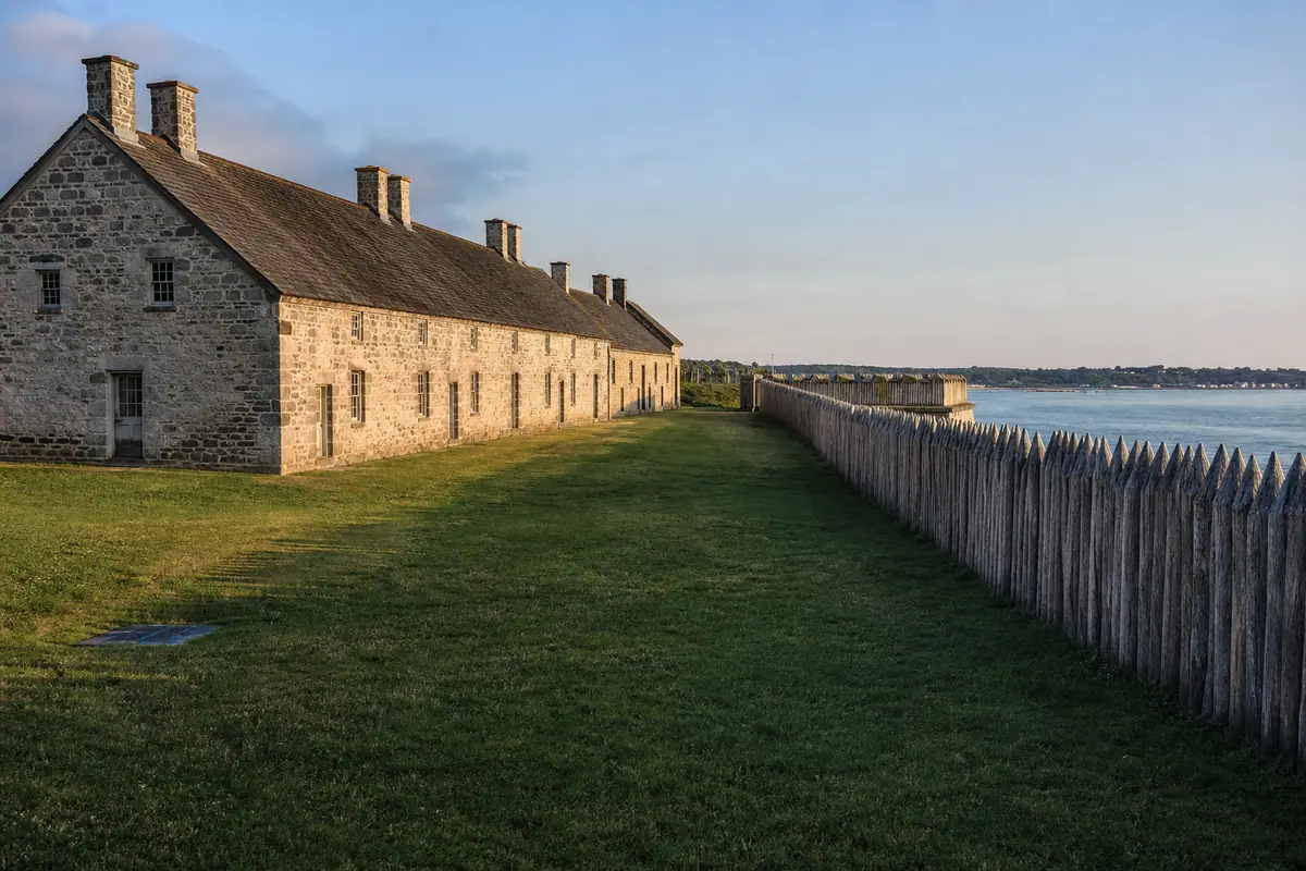 Photoreal view of Old Fort Niagara in Niagara Falls, New York