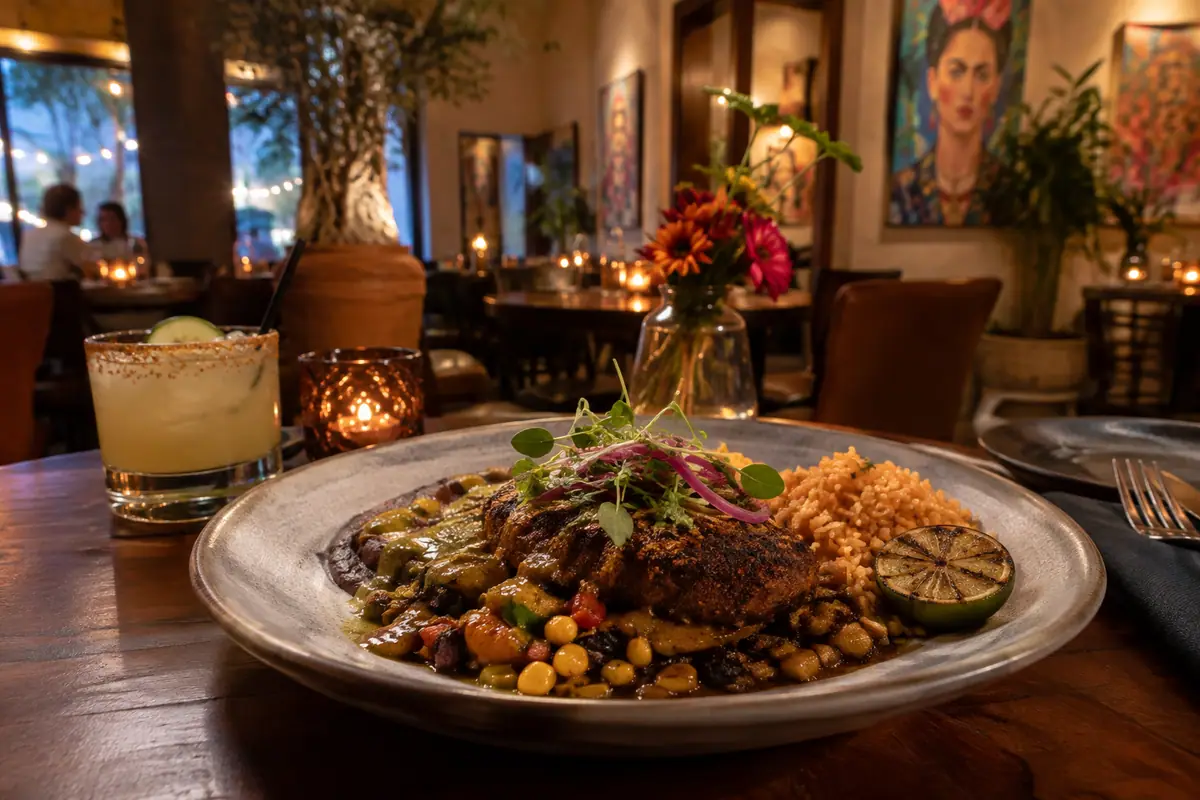 Photoreal travel-editorial view of Frida Southwest in Oklahoma City, Oklahoma