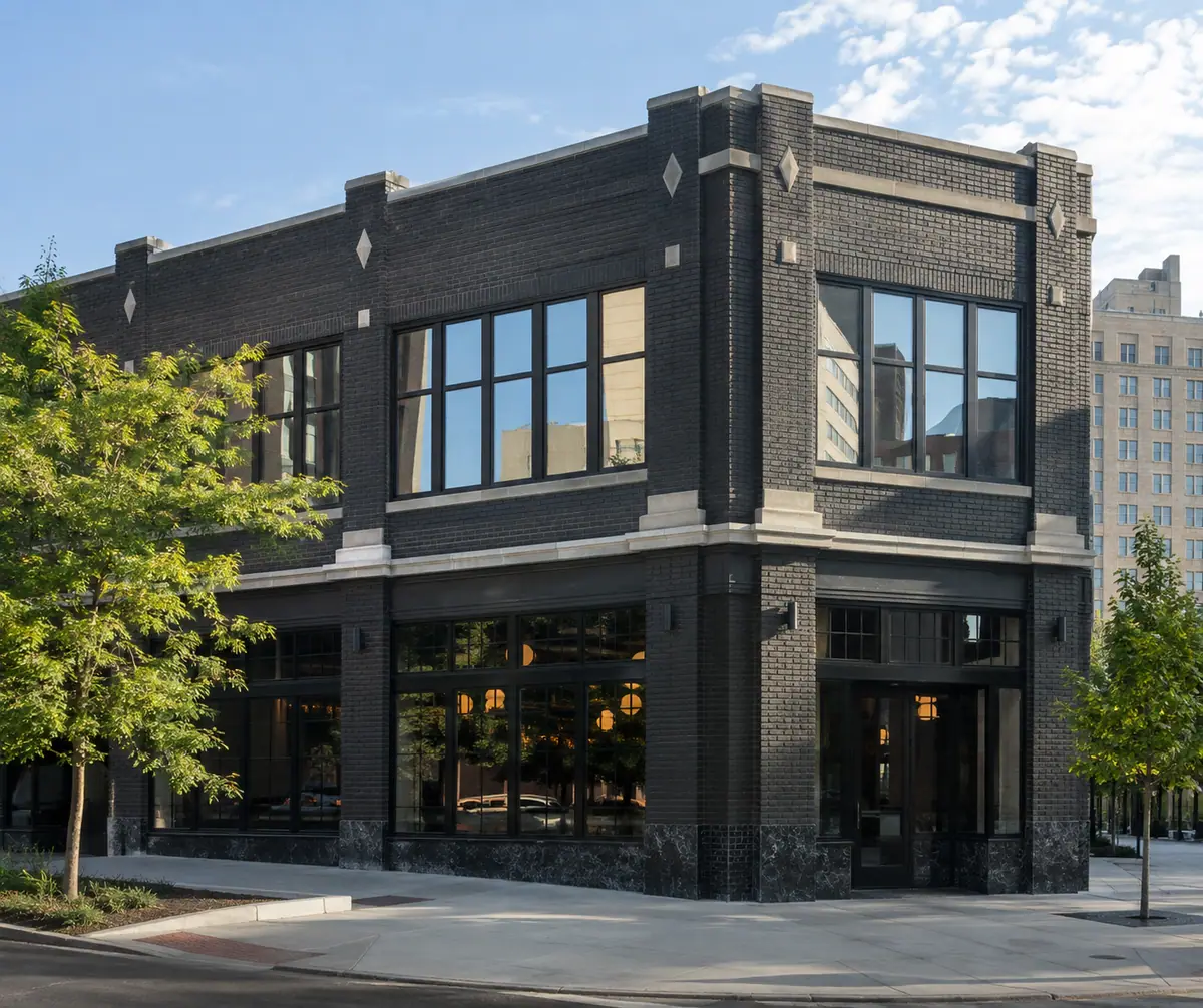 Photoreal travel-editorial view of Nite Owl in Omaha, Nebraska