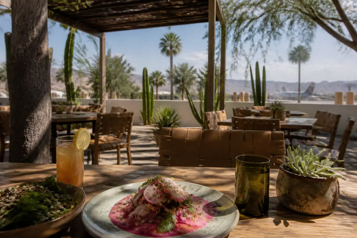 Photoreal view of Rudi's Hideaway in Palm Springs