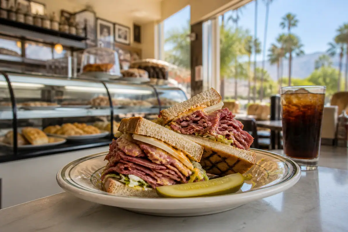 Photoreal view of Sherman's Deli and Bakery in Palm Springs