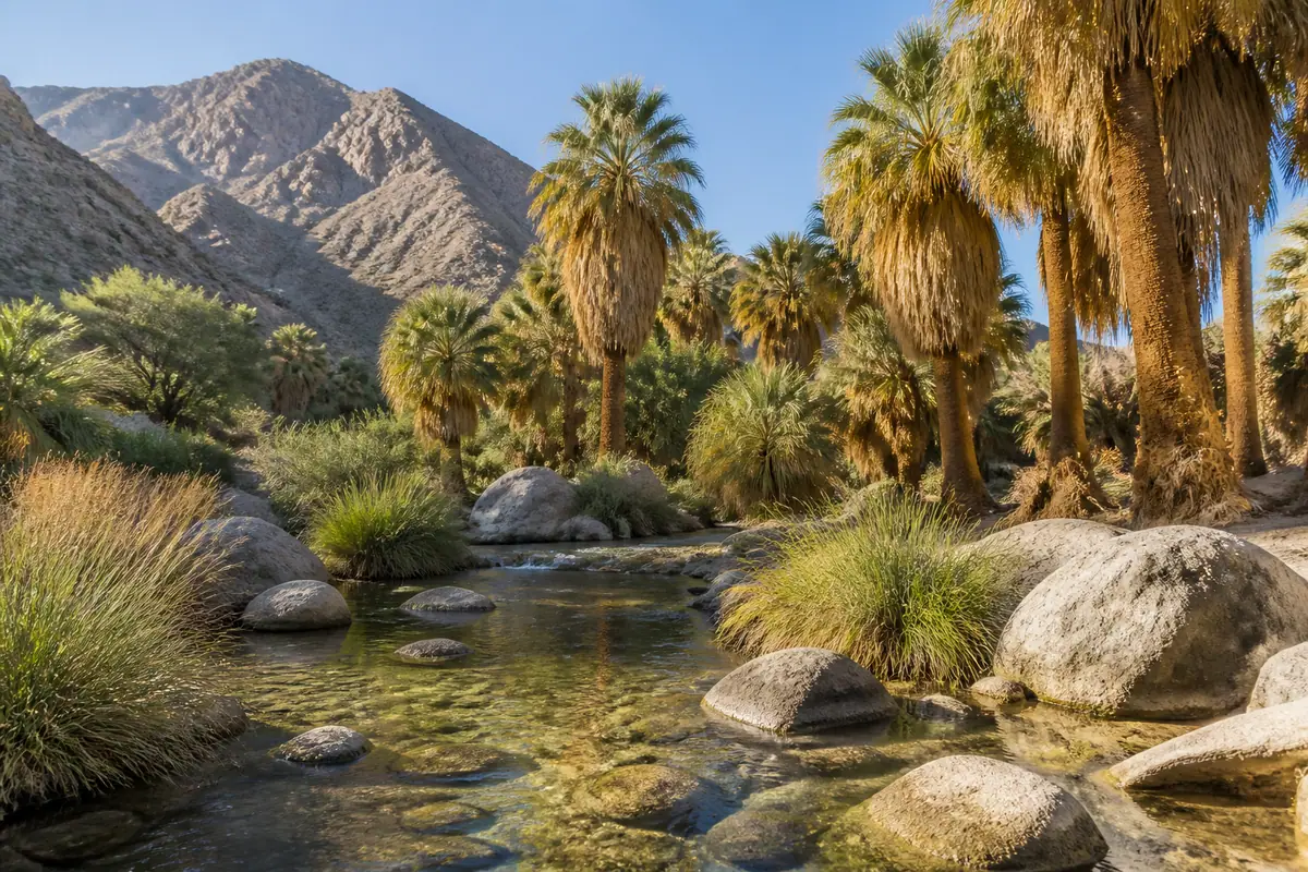 Photoreal view of Indian Canyons in Palm Springs
