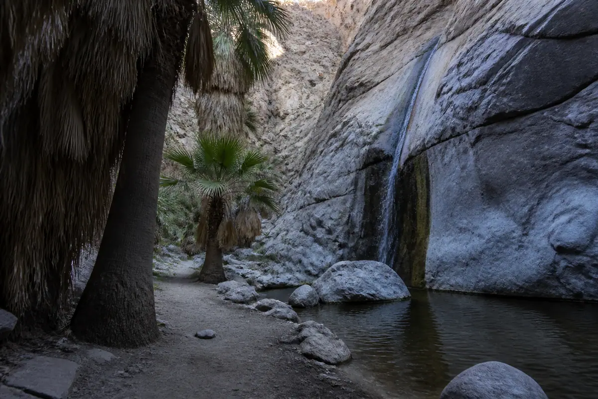Photoreal view of Tahquitz Canyon in Palm Springs