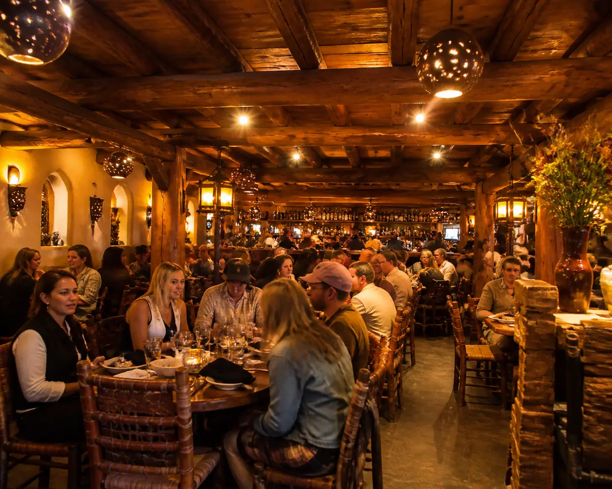 Photorealistic travel-editorial view of El Chubasco in Park City, Utah