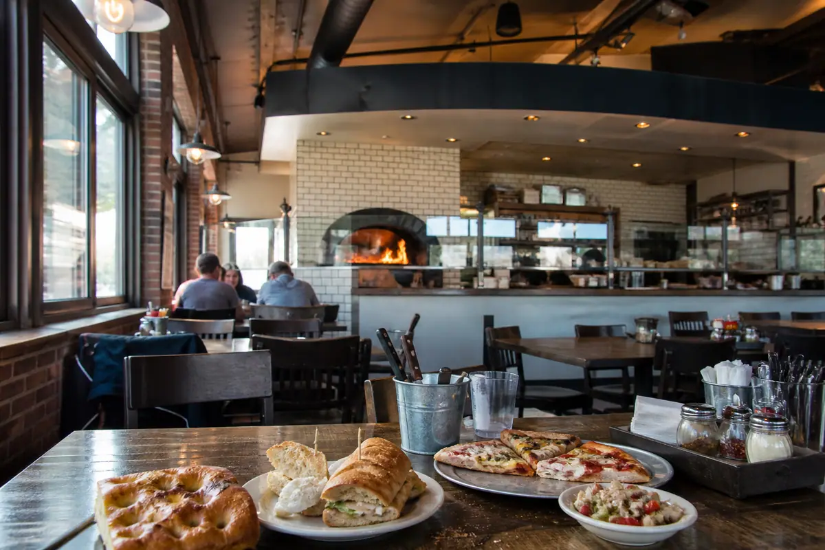 Photorealistic travel-editorial view of High West Saloon in Park City, Utah