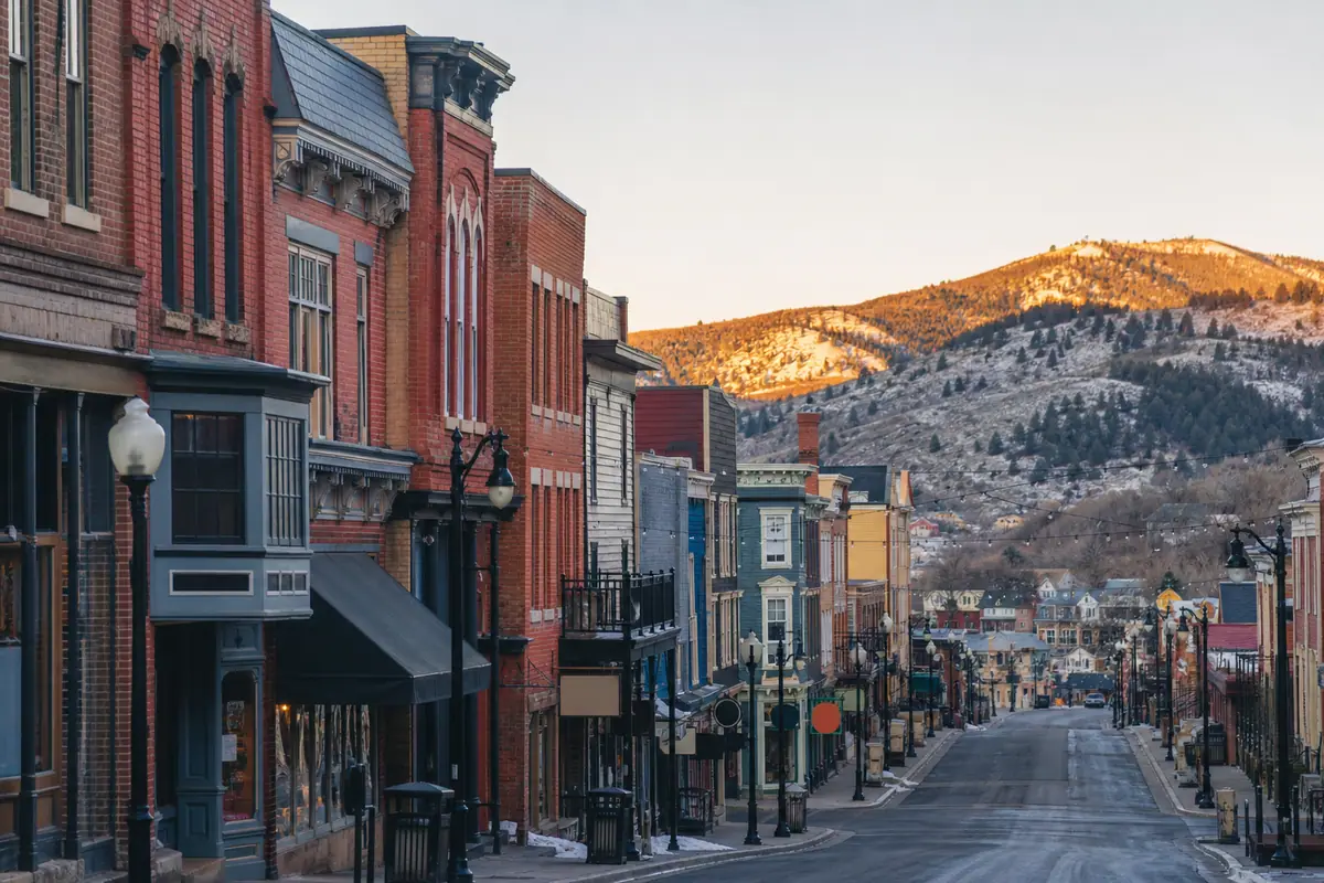 Photorealistic travel-editorial view of Utah Olympic Park in Park City, Utah