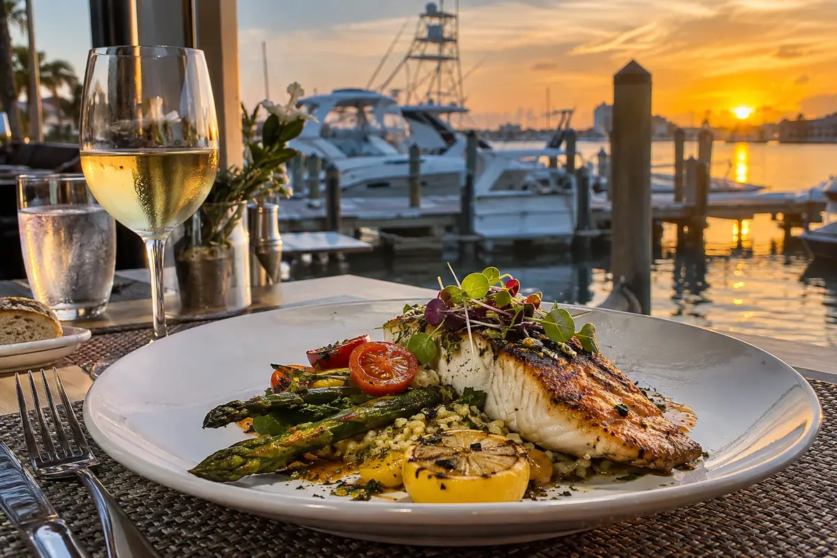 Photoreal travel-editorial view of The Grand Marlin of Pensacola Beach in Pensacola, Florida