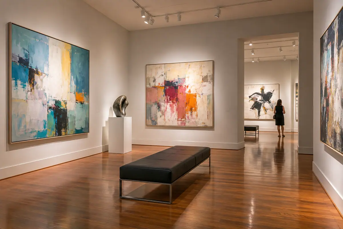 Photoreal travel-editorial view of Pensacola Museum of Art in Pensacola, Florida