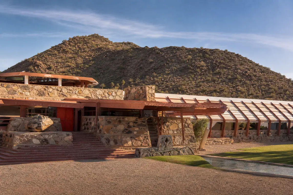 Photoreal view of Taliesin West in Phoenix