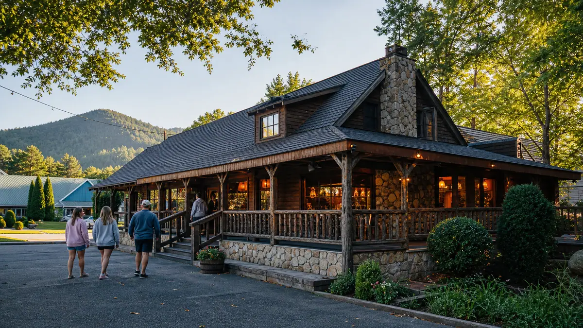 Photoreal Flapjack’s Pancake Cabin in Pigeon Forge, Tennessee