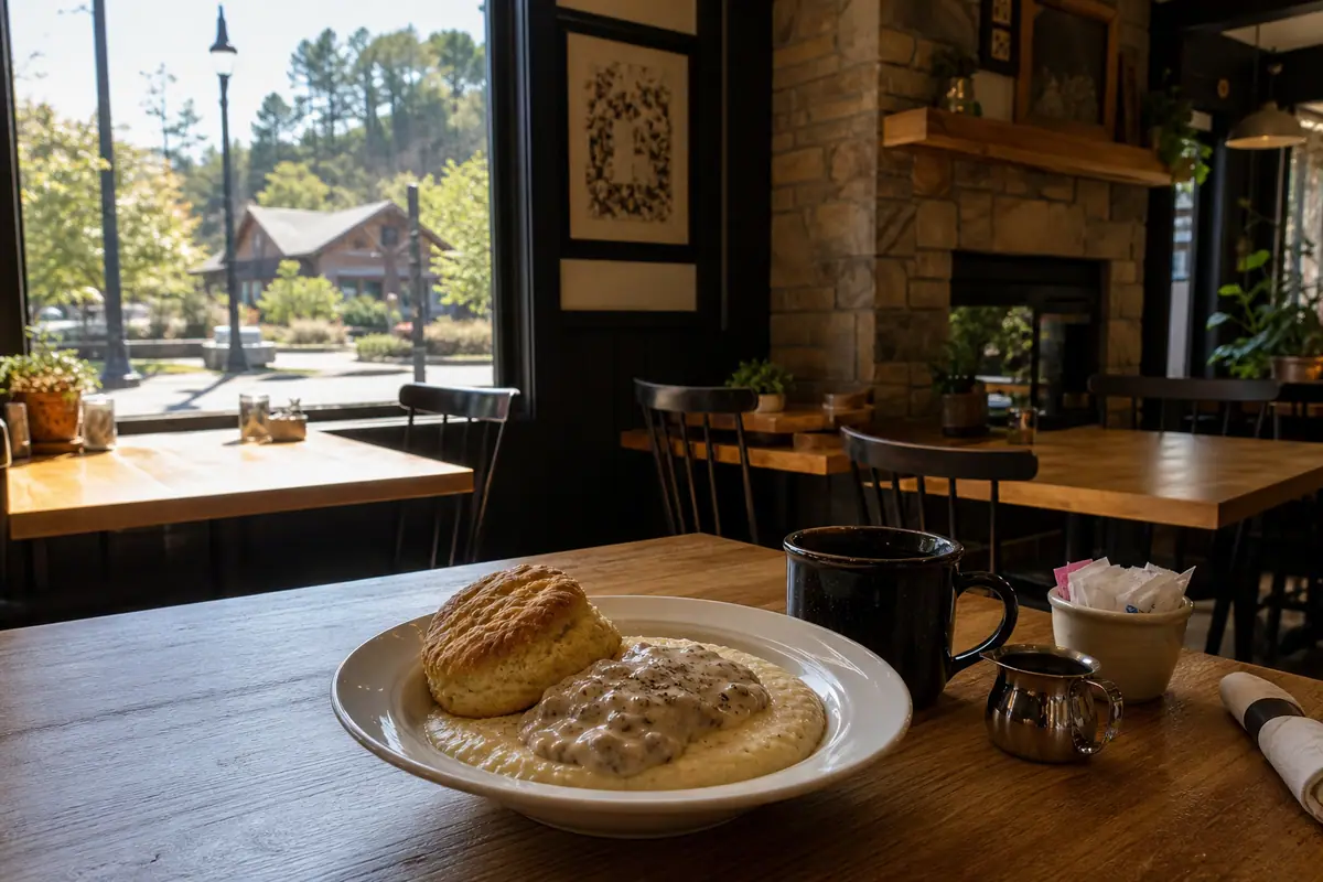 Photoreal Lil Black Bear Cafe in Pigeon Forge, Tennessee
