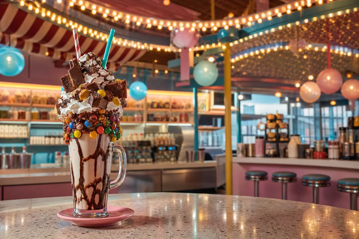 Photoreal The Yard Milkshake Bar in Pigeon Forge, Tennessee