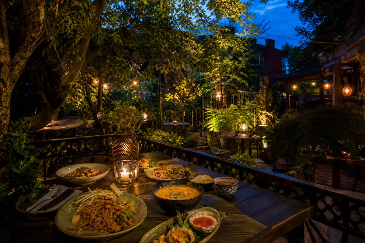 Photoreal view of Pusadee's Garden in Pittsburgh