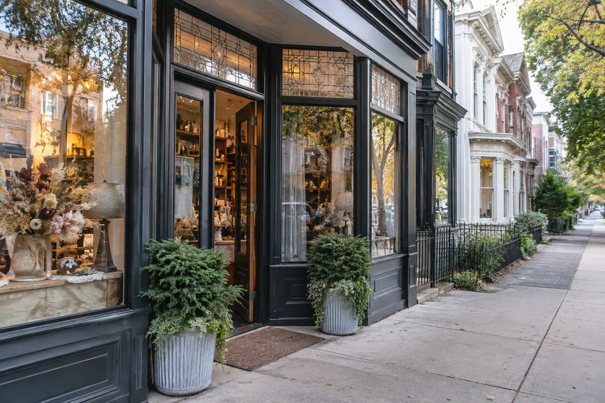 Photoreal travel-editorial view of Sugar & Twine in Richmond, Virginia