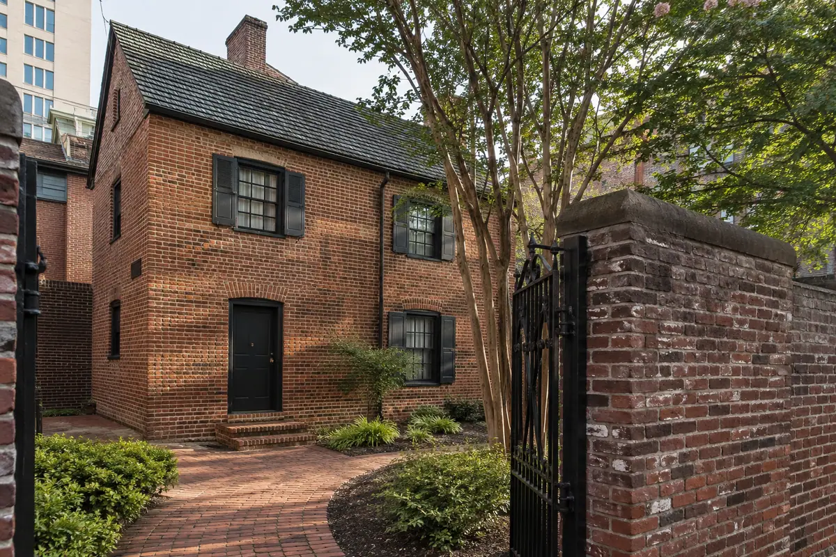 Photoreal travel-editorial view of Poe Museum in Richmond, Virginia
