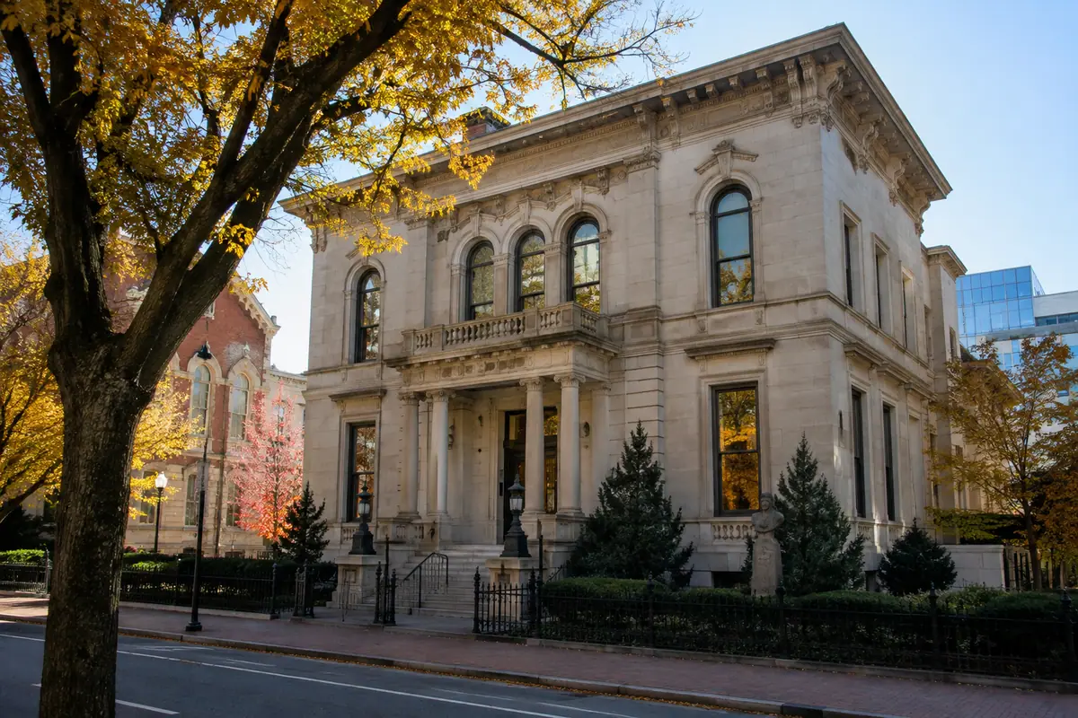Photoreal travel-editorial view of The Valentine in Richmond, Virginia