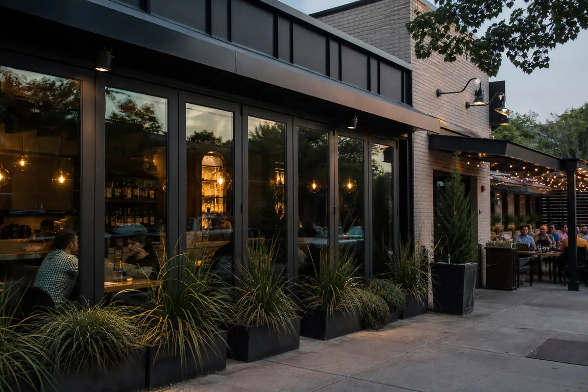 Photoreal editorial view of Valter’s Osteria in Salt Lake City