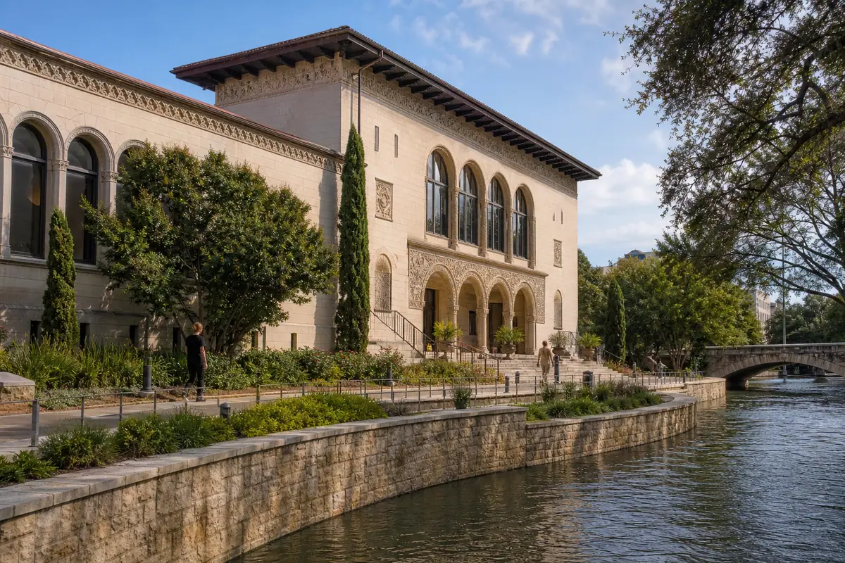 Photoreal view of San Antonio Museum of Art in San Antonio
