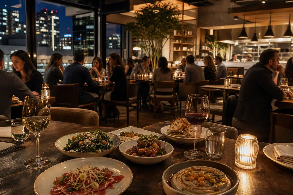Photoreal dining or food scene representing Callie in San Diego