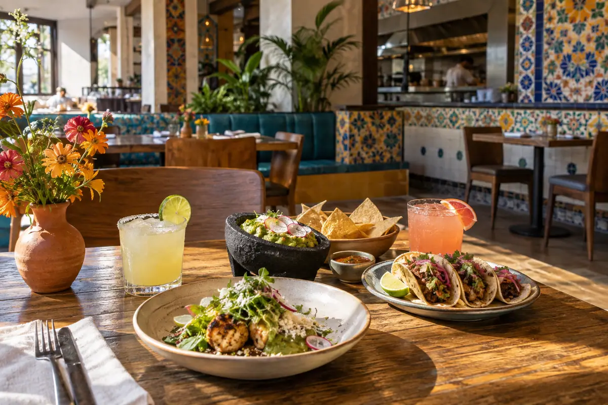 Photoreal travel-editorial view of Olla Cocina in San Jose, California