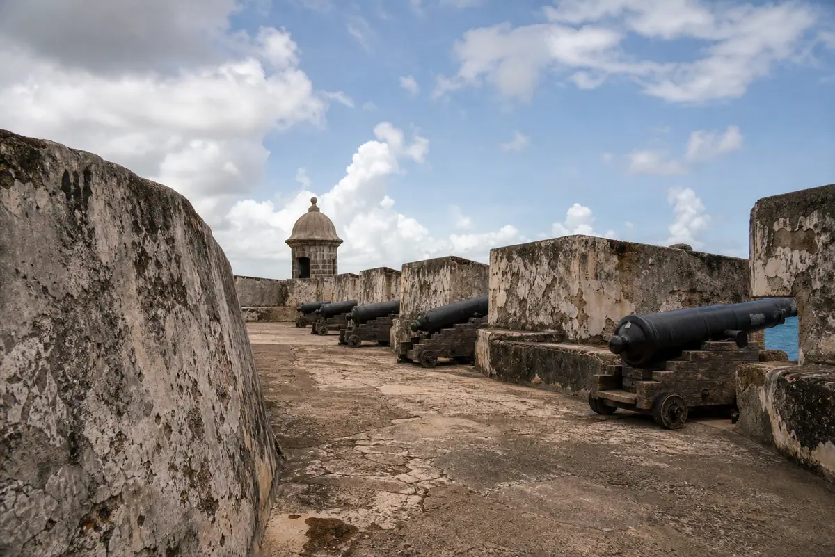 Castillo San Cristóbal in San Juan, Puerto Rico
