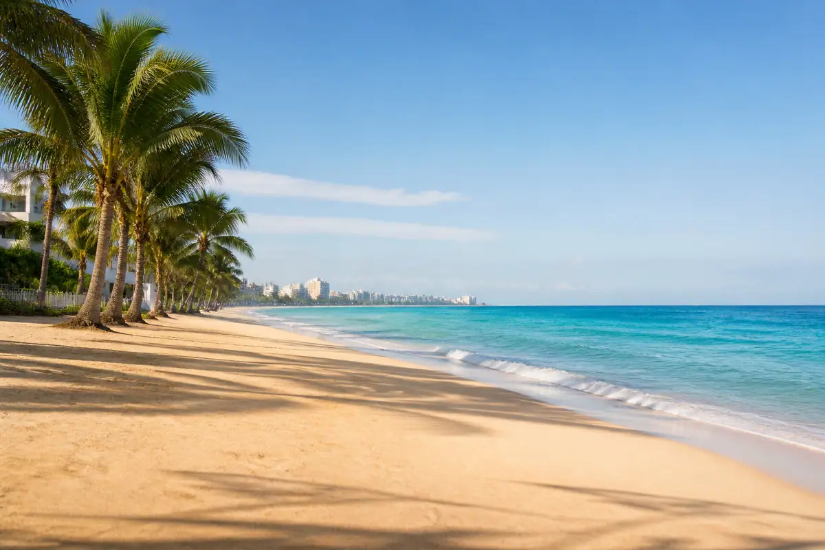 Ocean Park Beach in San Juan, Puerto Rico