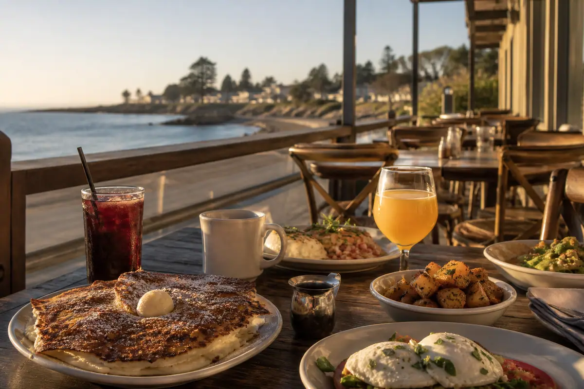Photoreal travel-editorial view of The Buttery in Santa Cruz, California