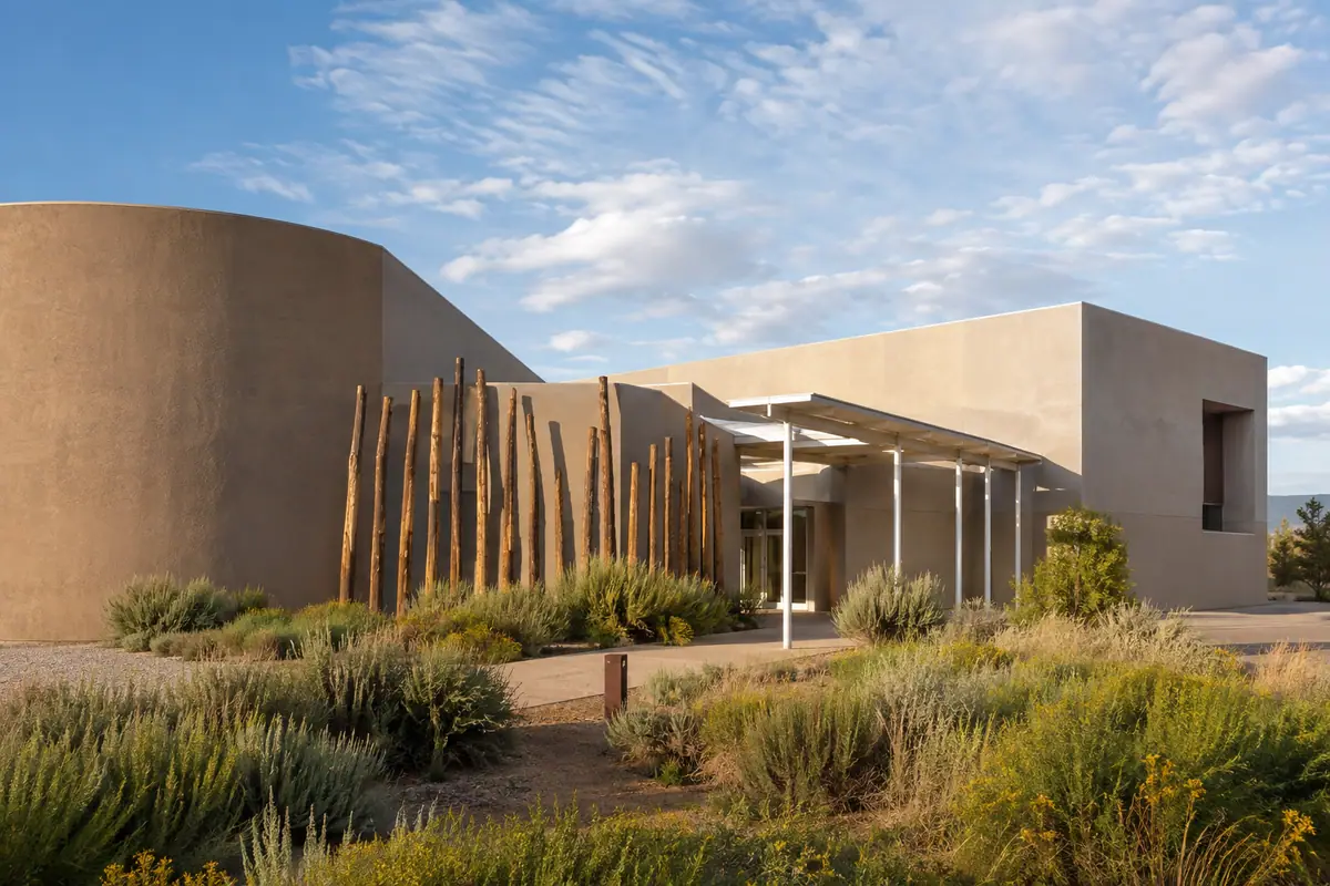 Photoreal contemporary architecture at SITE Santa Fe