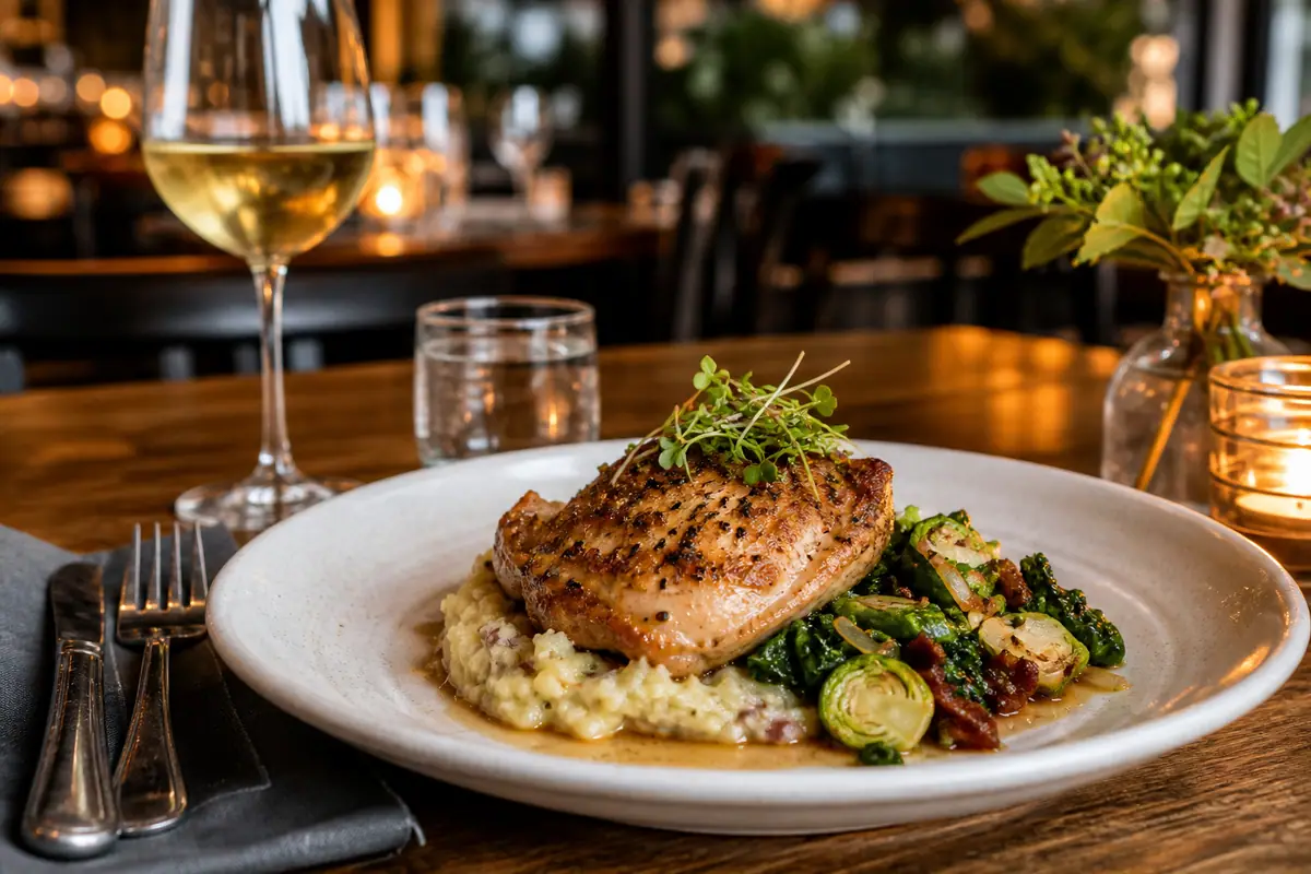 Photoreal dining or food scene representing The Public Kitchen & Bar in Savannah