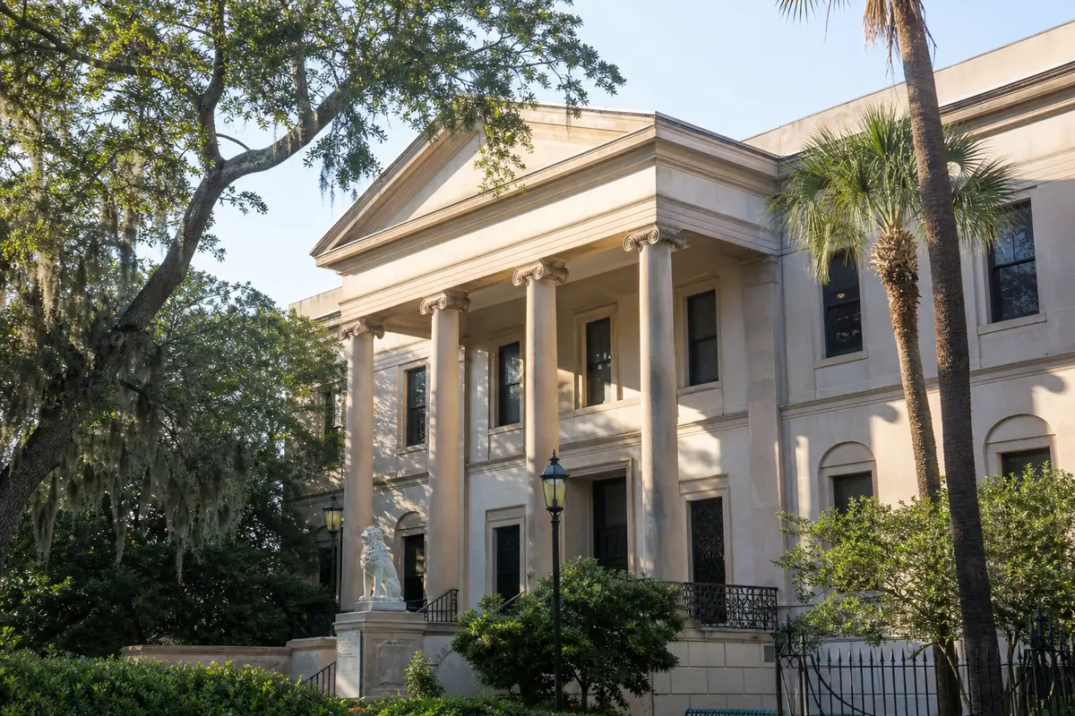 Photoreal view of Telfair Academy in Savannah