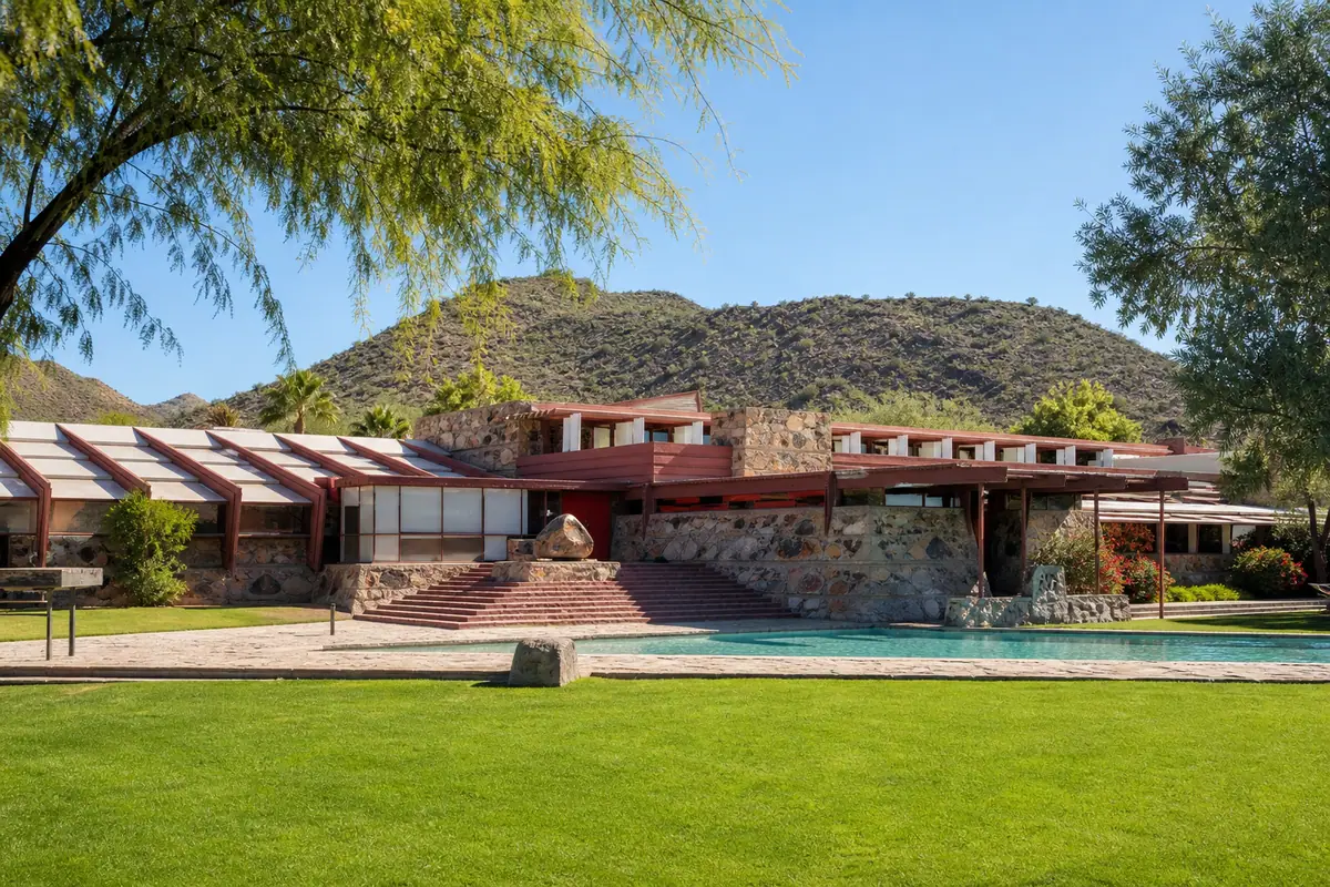 Photoreal view of Taliesin West in Scottsdale