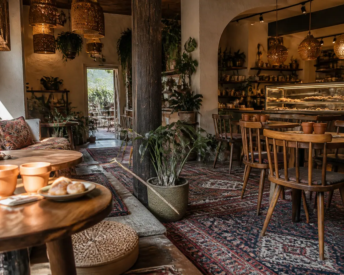 Photoreal travel-editorial view of The Chai Spot in Sedona, Arizona
