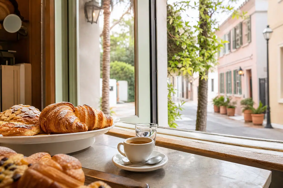 Photoreal travel-editorial view of Les Petits Pleasures in St. Augustine, Florida
