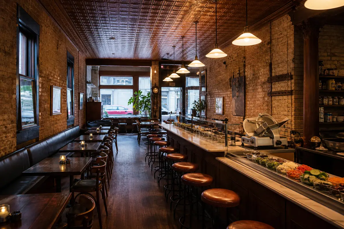 Photoreal travel-editorial view of Gramophone in St. Louis, Missouri
