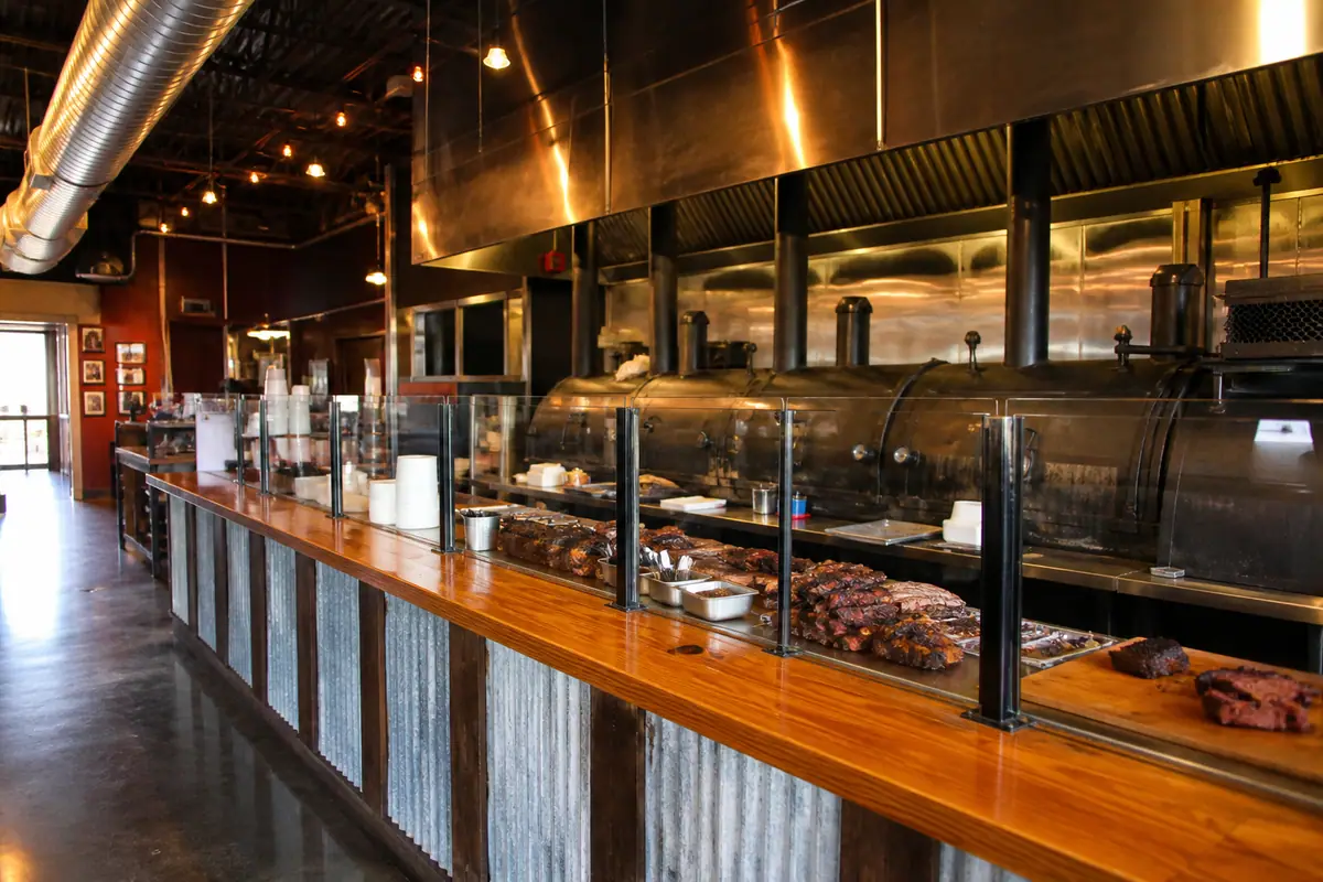 Photoreal travel-editorial view of Sugarfire Smoke House in St. Louis, Missouri